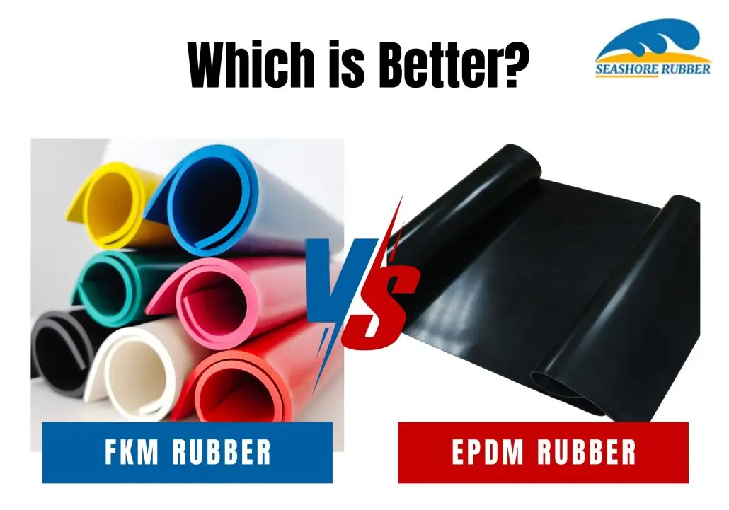 Qual é a diferença entre as borrachas FKM e EPDM?